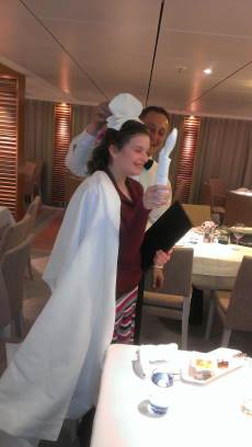 Captain's Gala and Rotterdam with Joani, Barbara and Mary